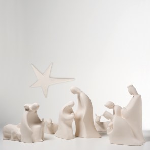 07.600-Presepe-Adorazione 7 pezzi 24 cm S. Giuseppe 32,5 cm 590,00 euro